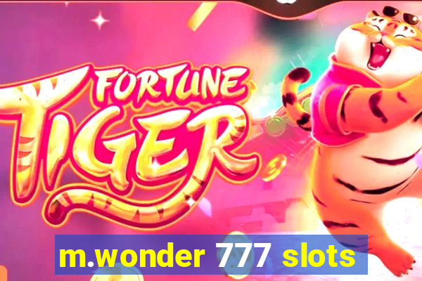 m.wonder 777 slots